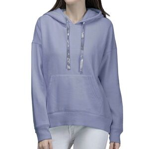GreenTea Women’s Dusty Light Purple Spring PullOver Hoodie & TieDye Drawstring